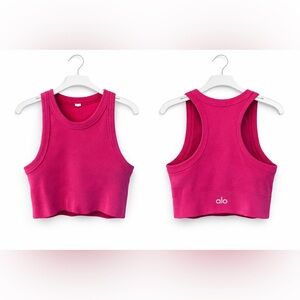 Alo Yoga Seamless Delight High Neck Bra Tank
